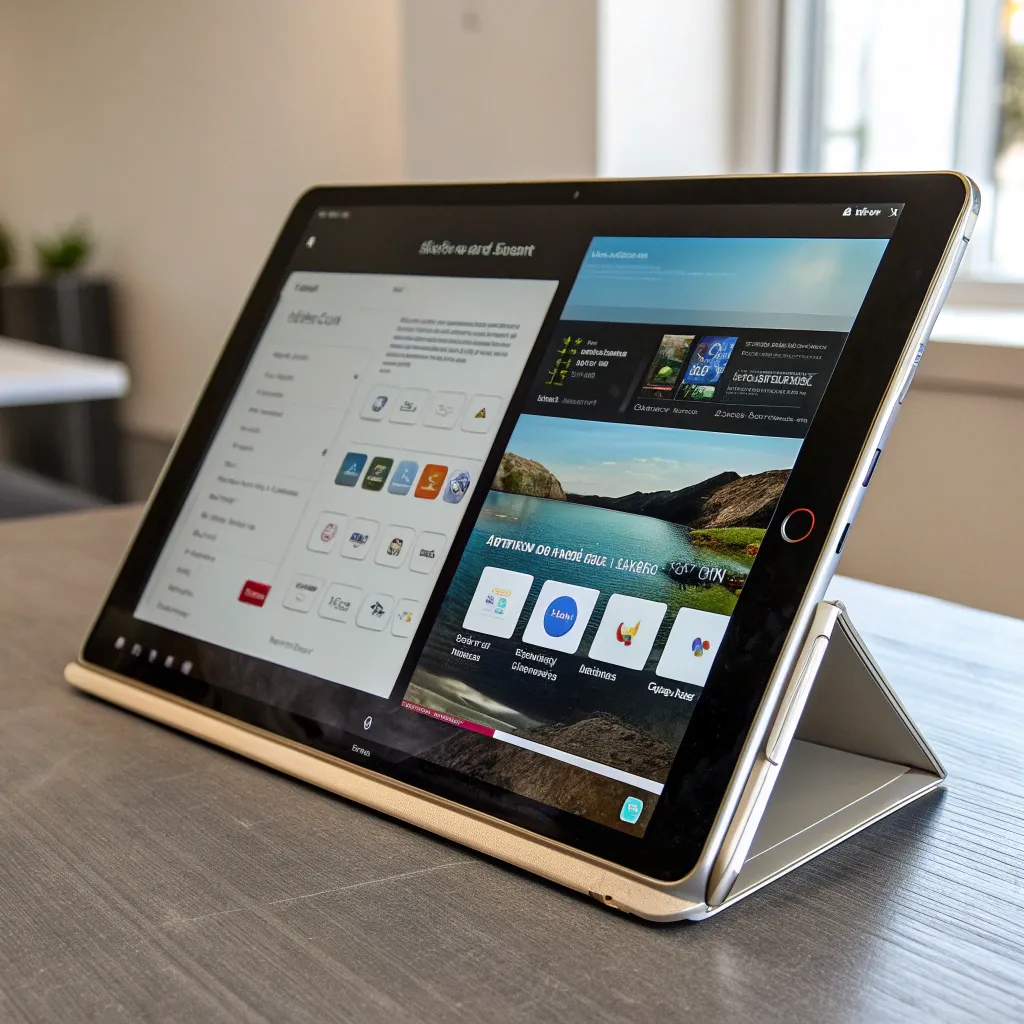 Advanced tablet with intuitive interface